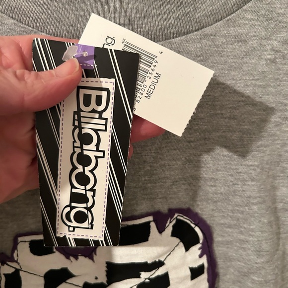 Deadstock Vintage Early 2000’s  Billabong Gray Long Sleeve Men's Shirt - Picture 3 of 5